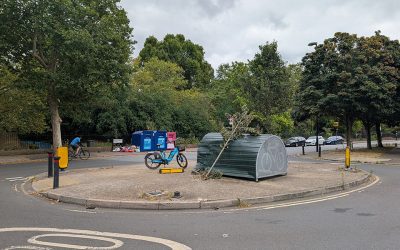 Brookmill Roundabout – site for the next rain garden